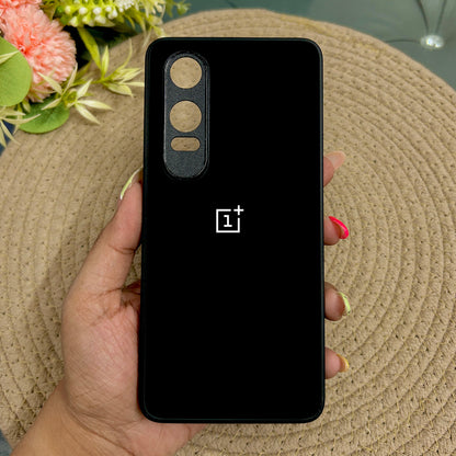 Black Glossy Metal Back Case for Oneplus Nord CE 4 Lite (5G)