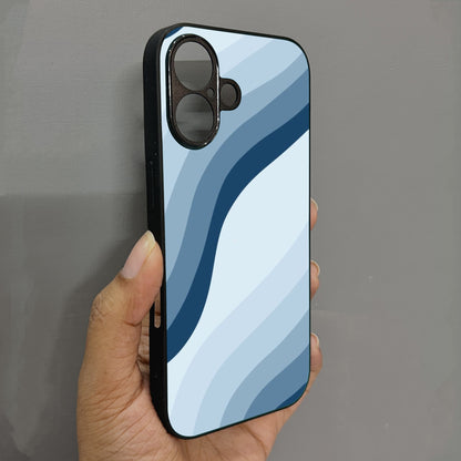 Cool Current Metal Back Case for Apple Iphone 16