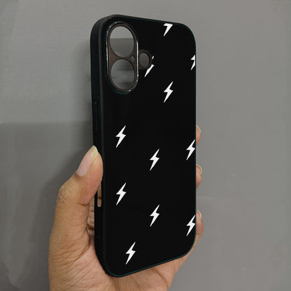 Bolt Babe Metal Back Case for Apple Iphone 16