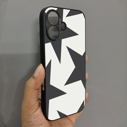 Star Play Metal Back Case for Apple Iphone 16