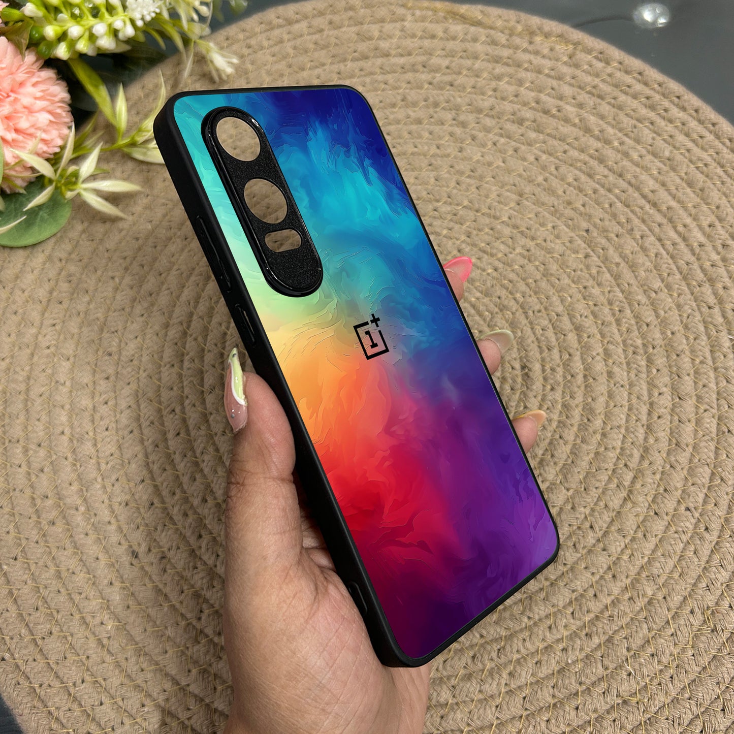ColorFusion Glossy Metal Back Case for Oneplus Nord CE 4 Lite (5G)