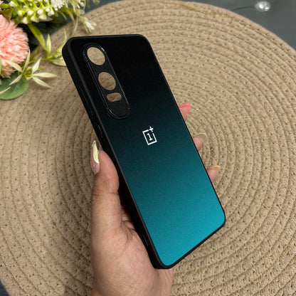 Midnight Teal Glossy Metal Back Case for Oneplus Nord CE 4 Lite (5G)