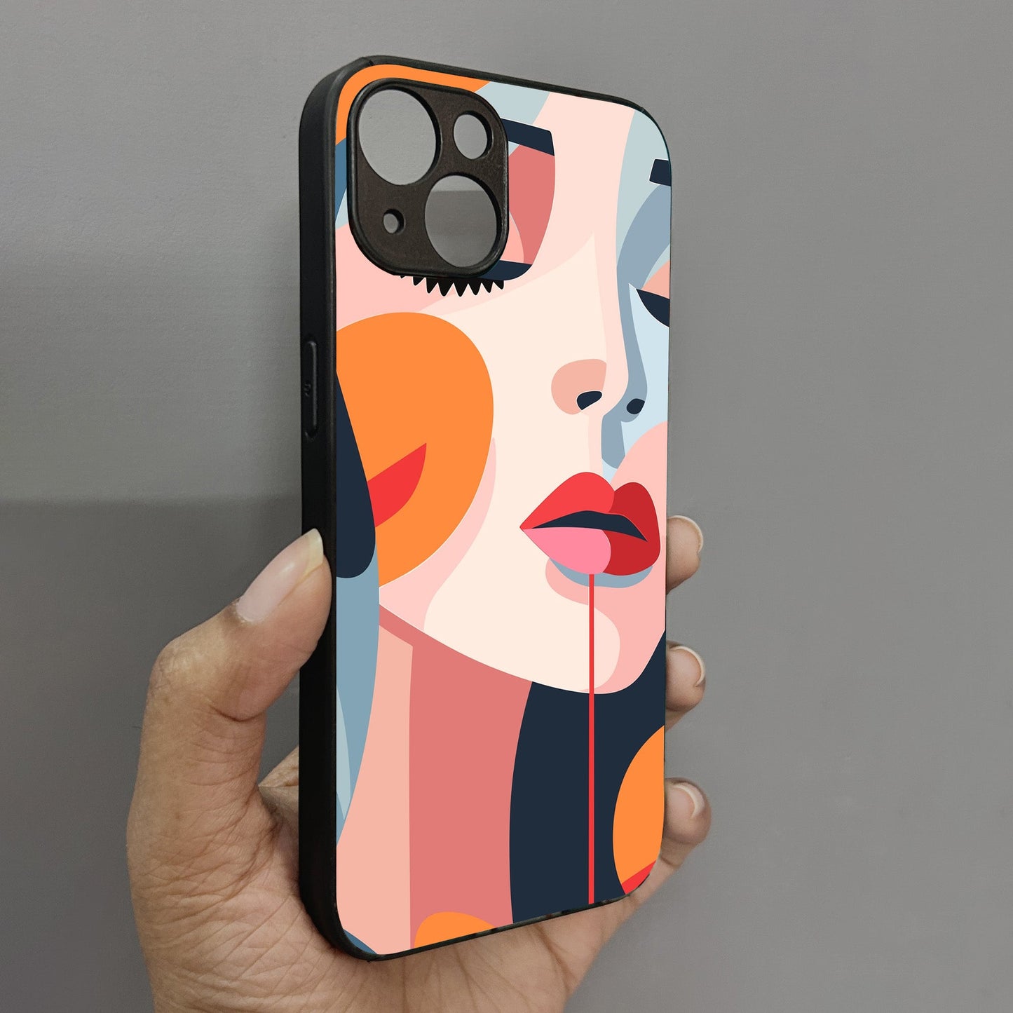 Ethereal Beauty Metal Back Case for Apple Iphone 14 Plus