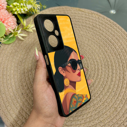 Desi Diva Metal Back Case for Oneplus Nord CE 3 Lite (5G)