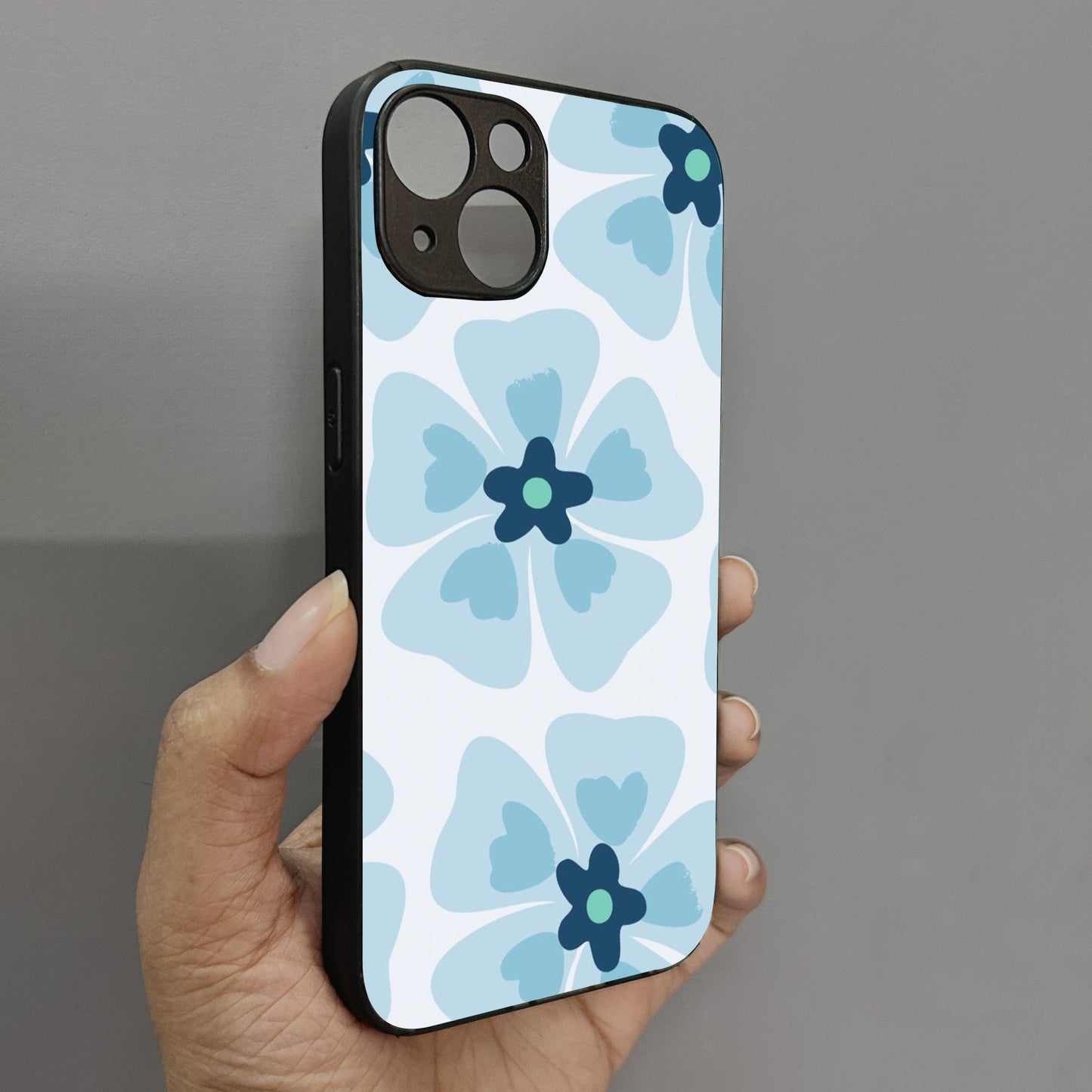 Cool Petals Metal Back Case for Apple Iphone 14 Plus