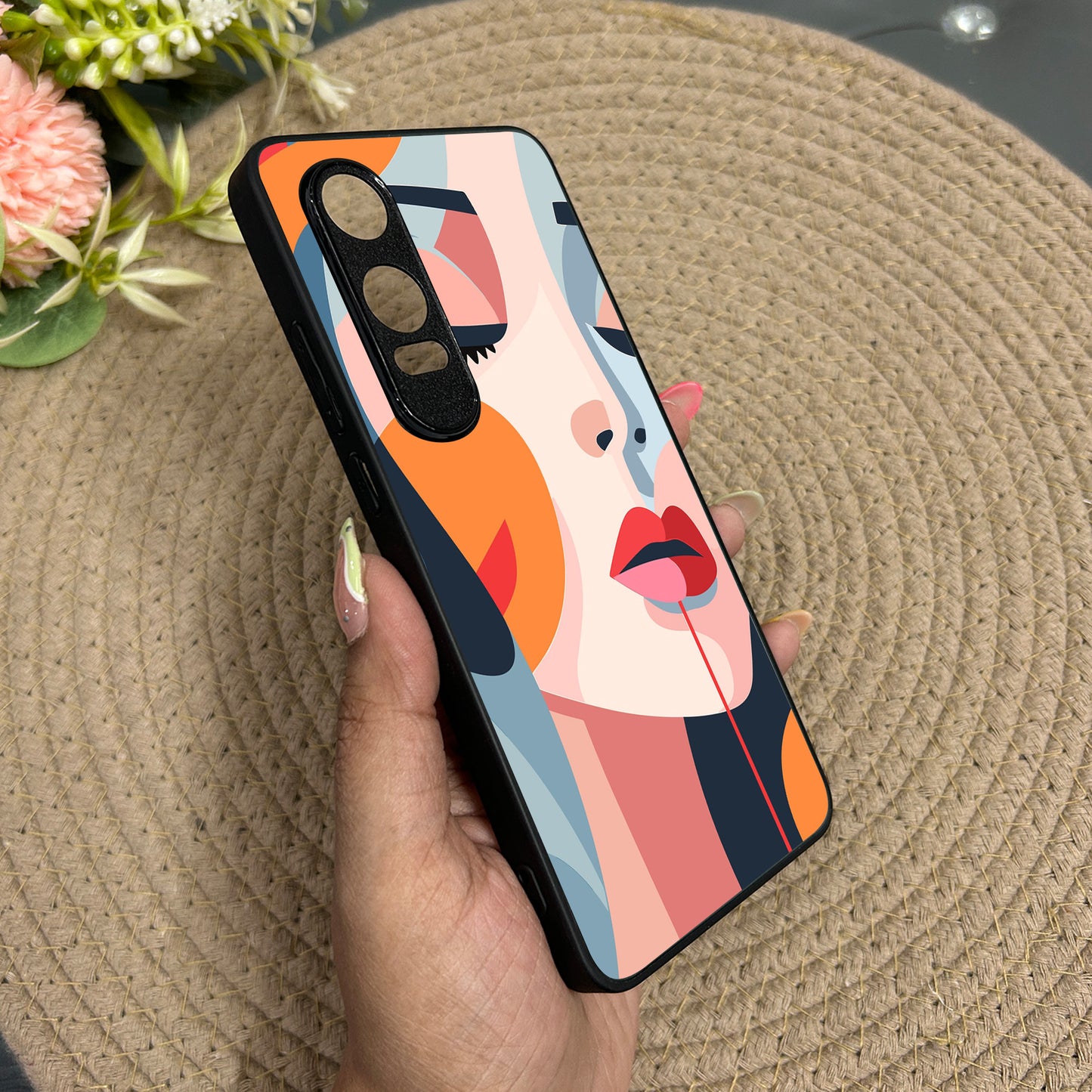 Ethereal Beauty Metal Back Case for Oneplus Nord CE 4 Lite (5G)