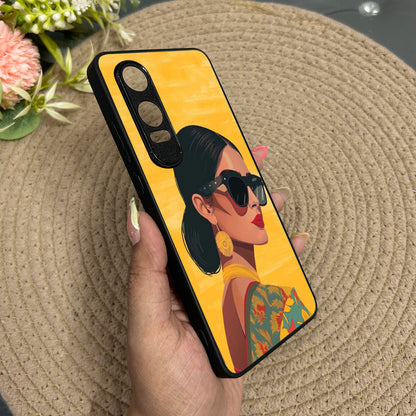 Desi Diva Metal Back Case for Oneplus Nord CE 4 Lite (5G)