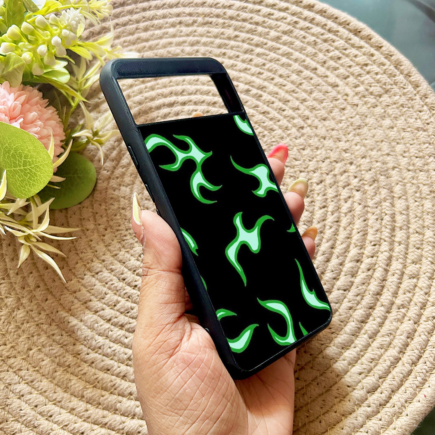 Neon Fire Case for Google Pixel 8