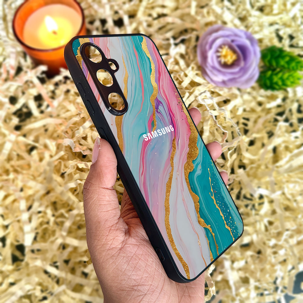 Pastel Luxe Metal Back Case for Samsung Galaxy S23fe 5G