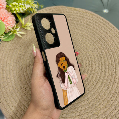 Sunflower Serenity Metal Back Case for Oneplus Nord CE 3 Lite (5G)