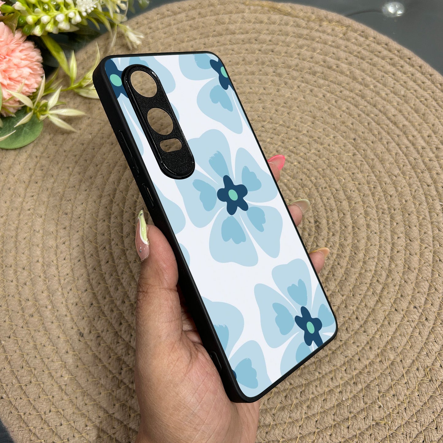 Cool Petals Metal Back Case for Oneplus Nord CE 4 Lite (5G)