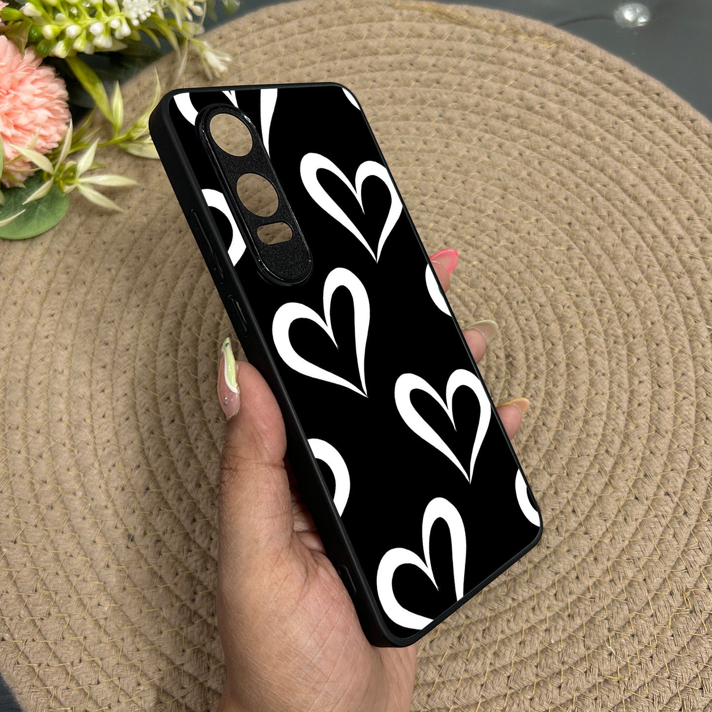 InkHeart Glossy Metal Back Case for Oneplus Nord CE 4 Lite (5G)