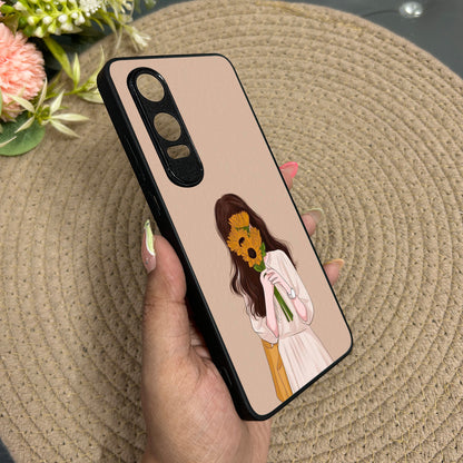 Sunflower Serenity Metal Back Case for Oneplus Nord CE 4 Lite (5G)