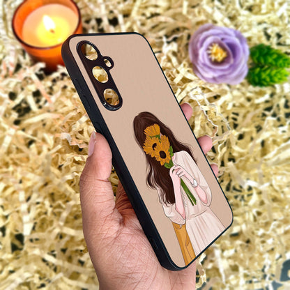 Sunflower Serenity Metal Back Case for Samsung Galaxy S23fe 5G
