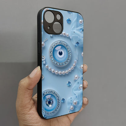 Pearl Amulet Metal Back Case for Apple Iphone 14 Plus