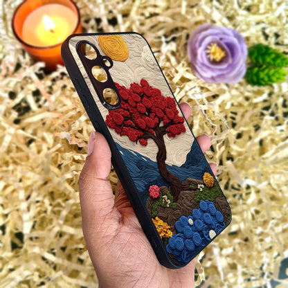 Quilled Nature Metal Back Case for Samsung Galaxy S23fe 5G
