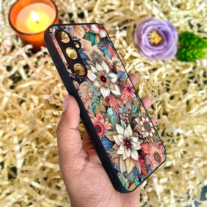 Floral Rush Metal Back Case for Samsung Galaxy S23fe 5G