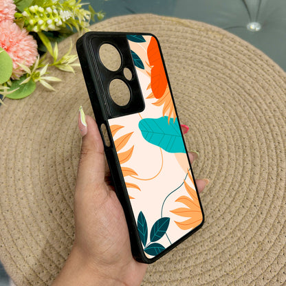 Leafy Vibe Glossy Metal Back Case for Oneplus Nord CE 3 Lite (5G)