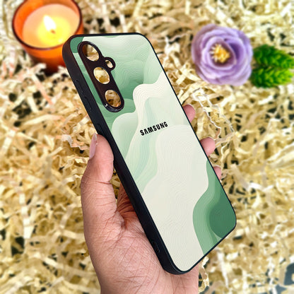 Mint Mist Glossy Metal Back Case for Samsung Galaxy S23fe 5G