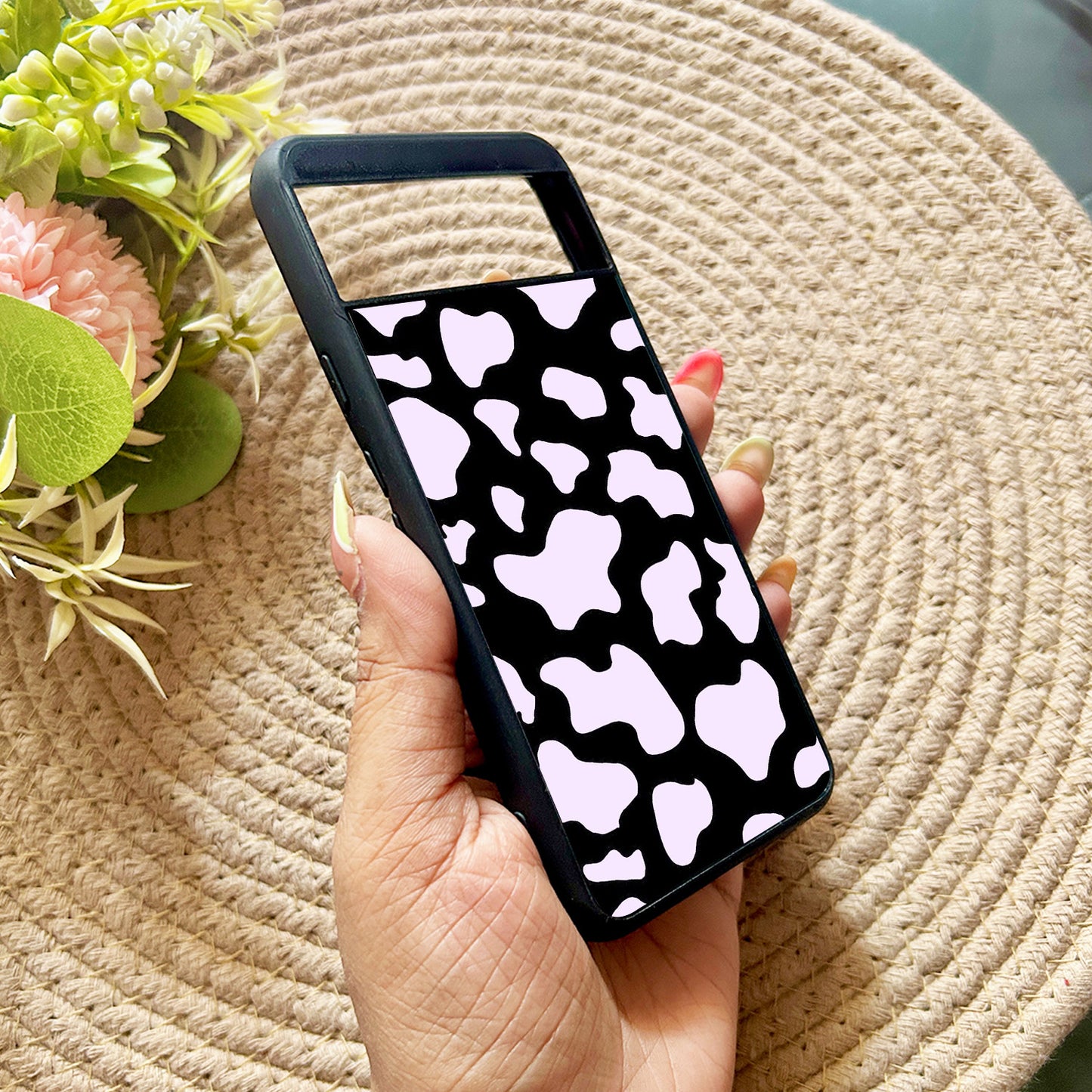 Lavender Cow Glossy Case for Google Pixel 8