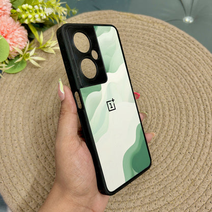 Mint Mist Glossy Metal Back Case for Oneplus Nord CE 3 Lite (5G)