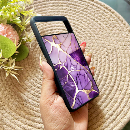 Violet Shatter Case for Google Pixel 8