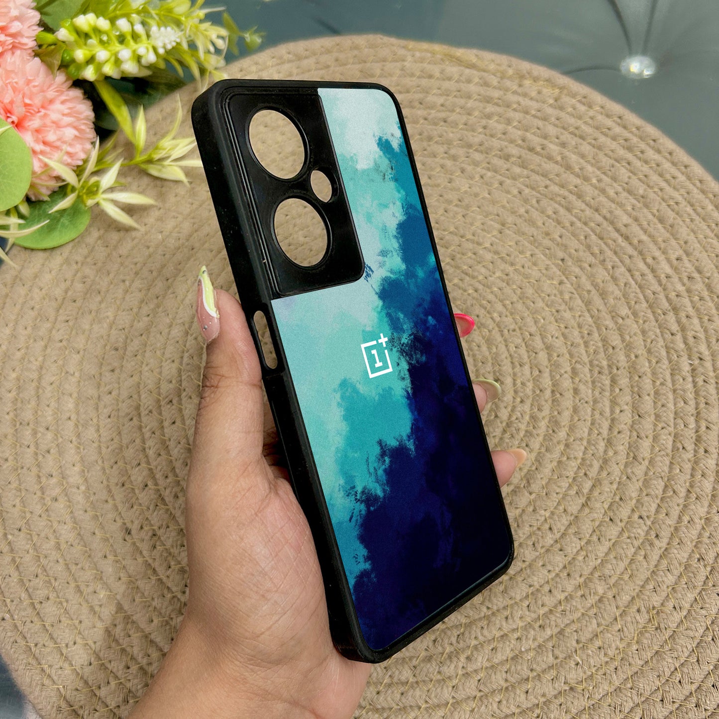 Bluora Glossy Metal Back Case for Oneplus Nord CE 3 Lite (5G)