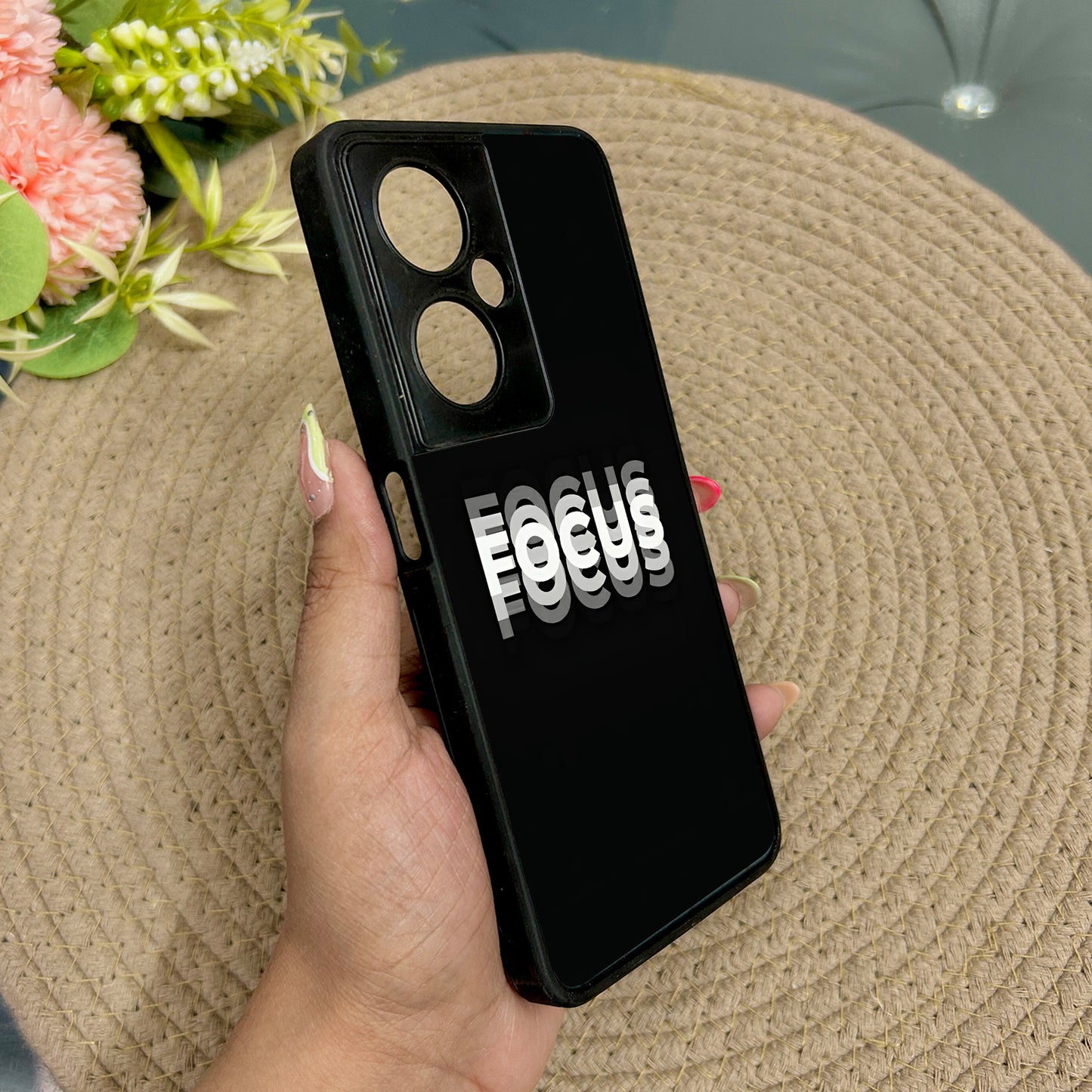 FOCUS' Metal Back Case for Oneplus Nord CE 3 Lite (5G)