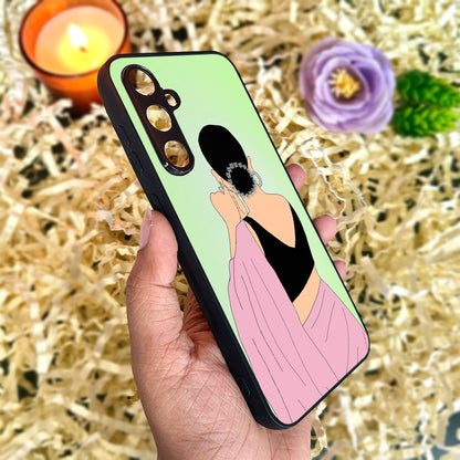 Saree Chic Metal Back Case for Samsung Galaxy S23fe 5G