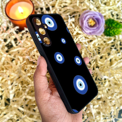 Evil Eye Metal Back Case for Samsung Galaxy S23fe 5G