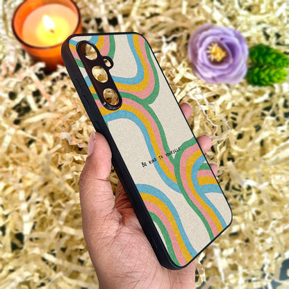 Kind Waves Metal Back Case for Samsung Galaxy S23fe 5G