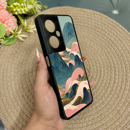 Cloud Peaks Metal Back Case for Oneplus Nord CE 3 Lite (5G)