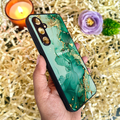 Jade Swirl Metal Back Case for Samsung Galaxy S23fe 5G