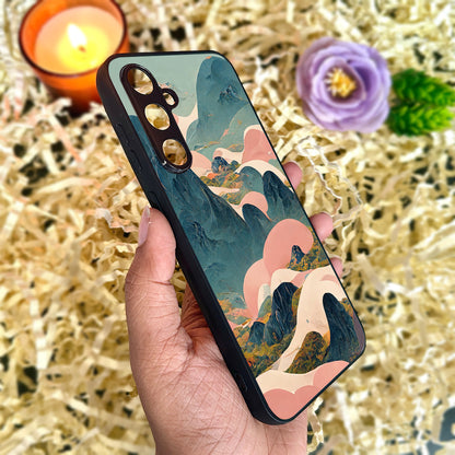 Cloud Peaks Metal Back Case for Samsung Galaxy S23fe 5G