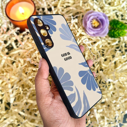 God Is Good' Glossy Metal Back Case for Samsung Galaxy S23fe 5G