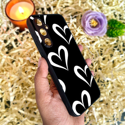 InkHeart Glossy Metal Back Case for Samsung Galaxy S23fe 5G