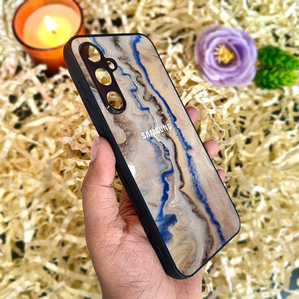 Crystal Drift Metal Back Case for Samsung Galaxy S23fe 5G