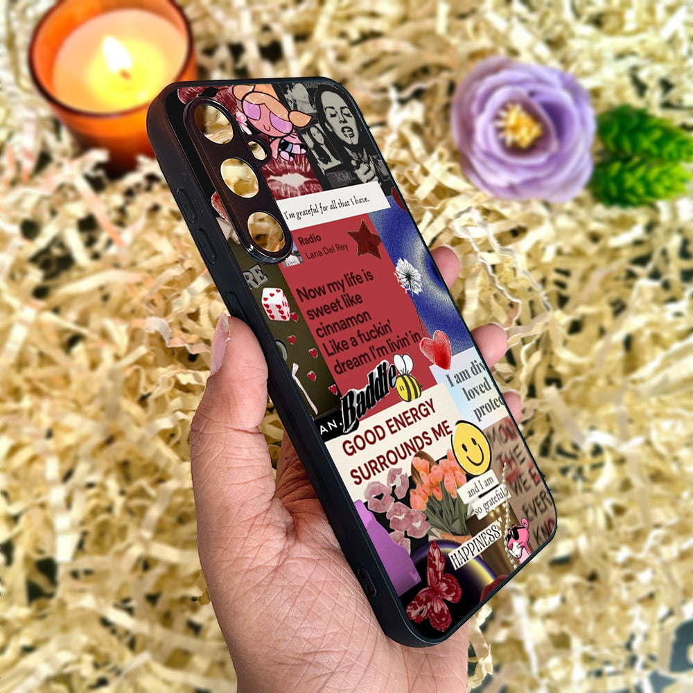 Quoted Montage Metal Back Case for Samsung Galaxy S23fe 5G