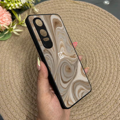 SandStorm Glossy Metal Back Case for Oneplus Nord CE 4 Lite (5G)